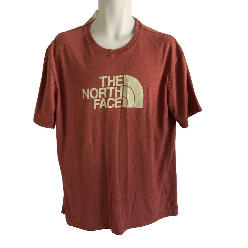 The North Face Heather Red  T-Shirt Short Sleeve Standard Fit Men's Sz XL
